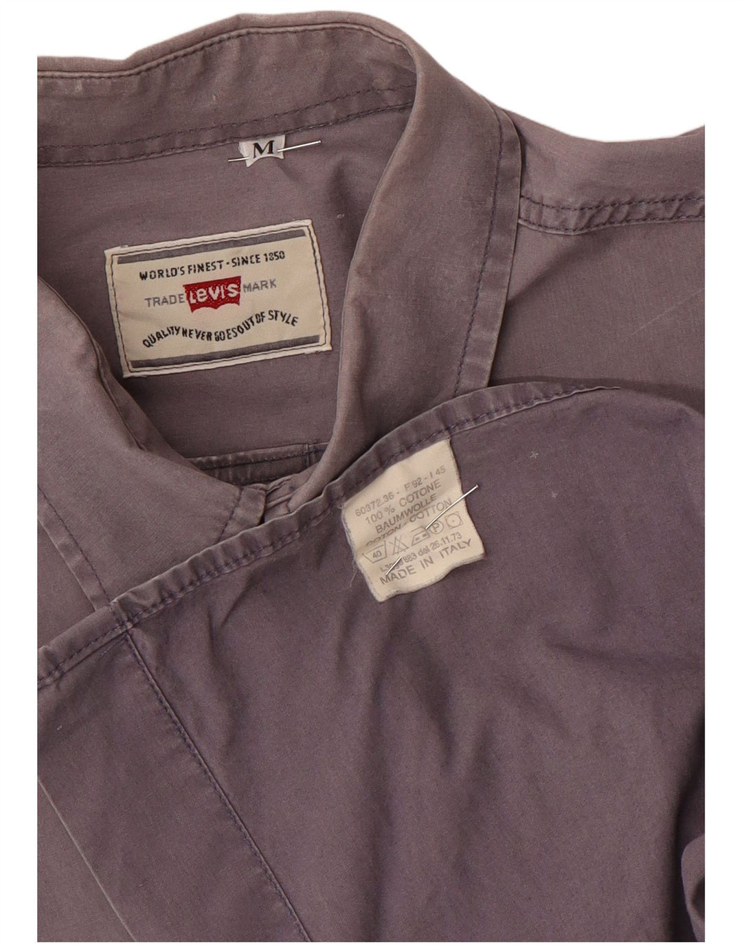 Levi's herreskjorte medium lilla bomuld