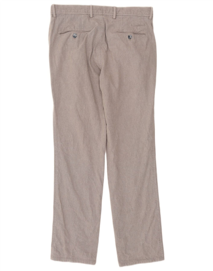 Massimo Dutti Herre Chinobukser EU 38 Small W30 L29 Grå Argyle/Diamond