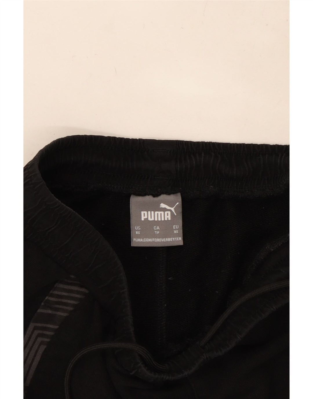 PUMA Womens AC Milan træningsdragt Bukser Jogger UK 4 XS Sort Geometrisk