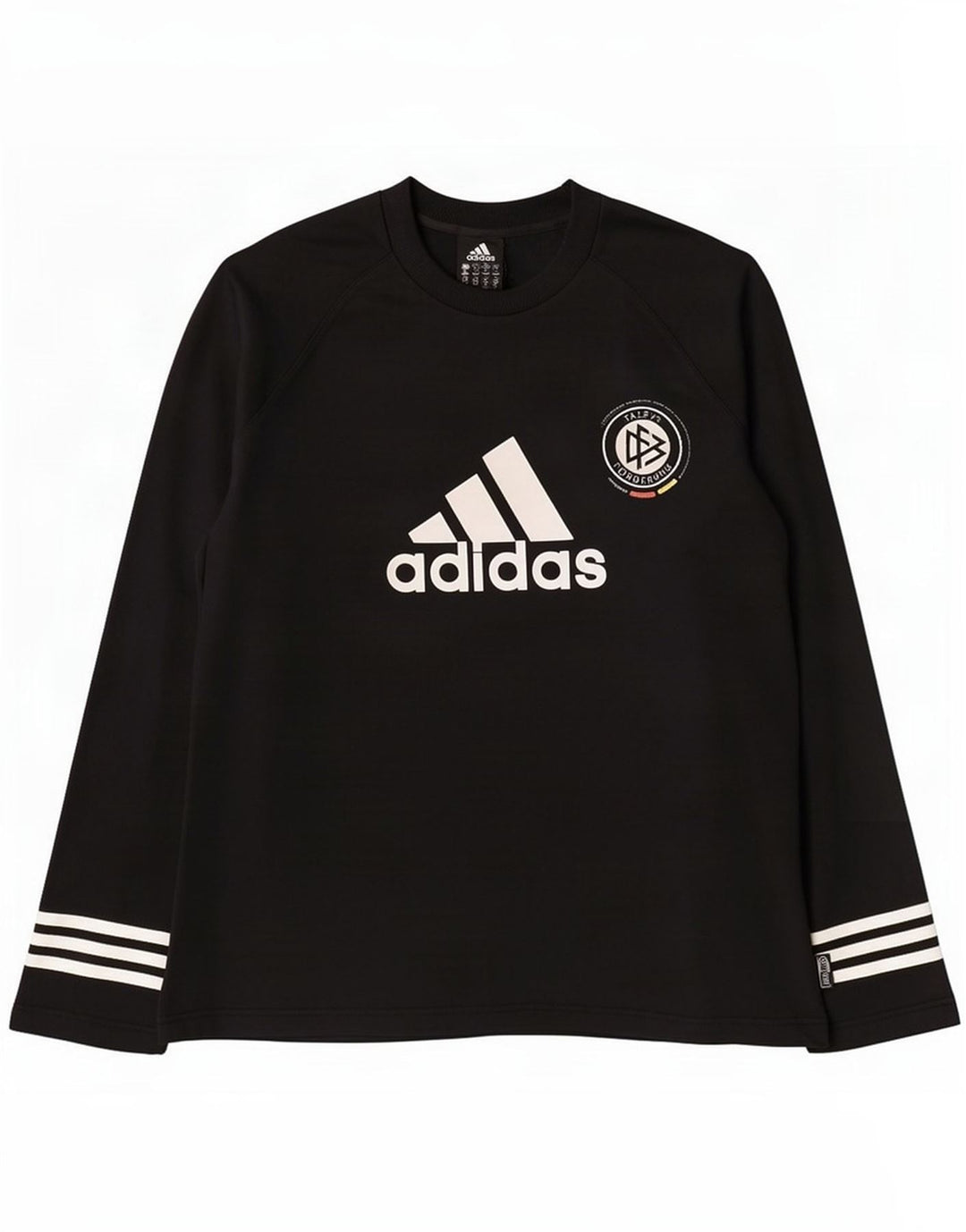 Adidas Herre Climawarm Grafisk Top Langærmet UK 40/42 Medium Sort