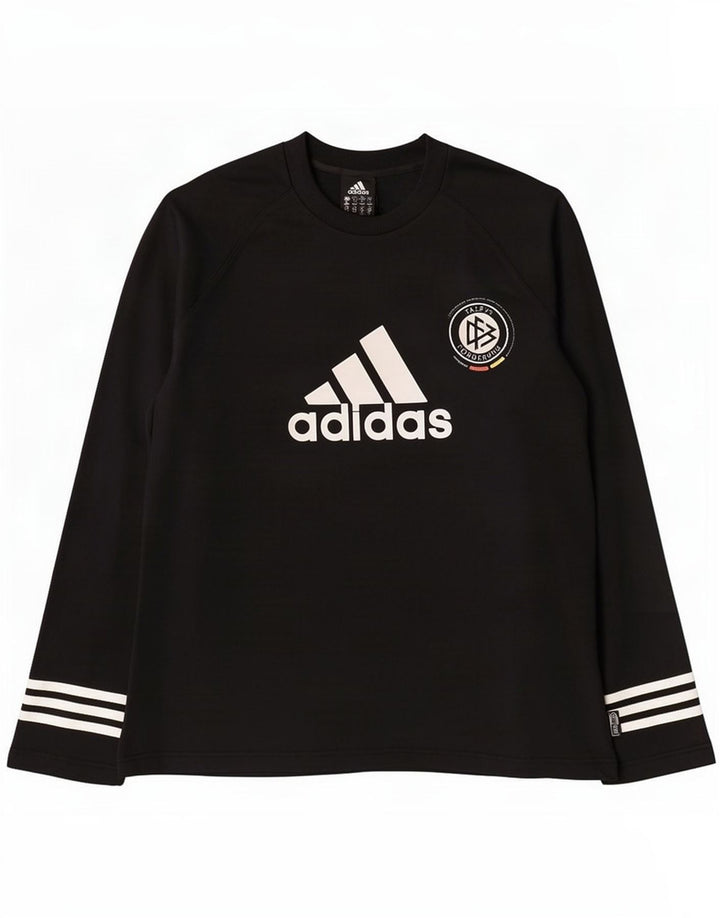 Adidas Herre Climawarm Grafisk Top Langærmet UK 40/42 Medium Sort