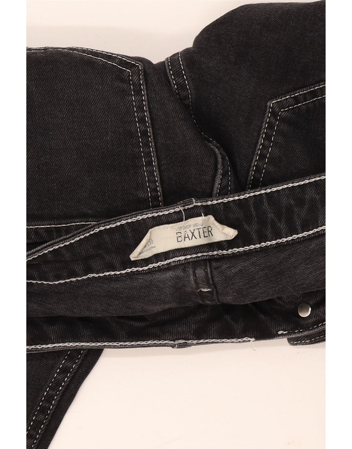 TOPSHOP Dame Baxter Crop Slim Jeans W26 L25 Sort