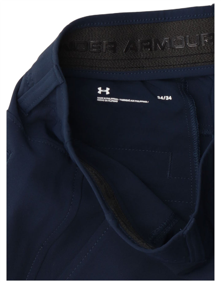 Under Armour Lige Chinobukser til mænd W34 L30 Marineblå