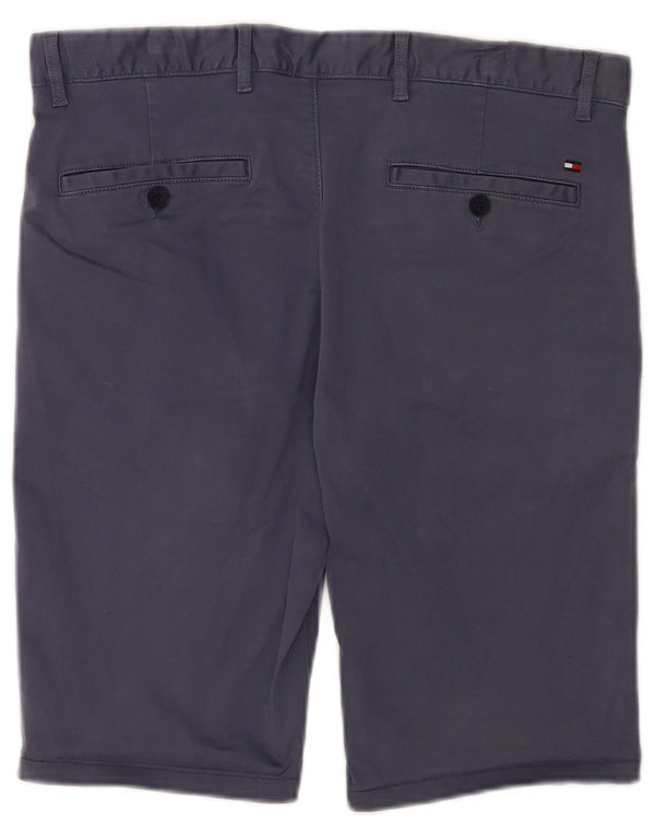 Tommy Hilfiger Herre Chino Shorts W32 Medium Navy Blue Bomuld