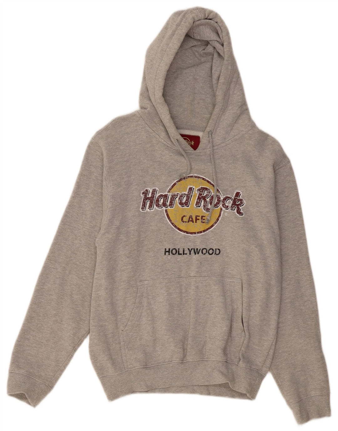 HARD ROCK CAFE Hollywood hættetrøje til kvinder UK 14 Medium Grå Flecked