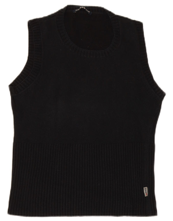 Gas Damevest Tank Top UK 8 Small Black Bomuld