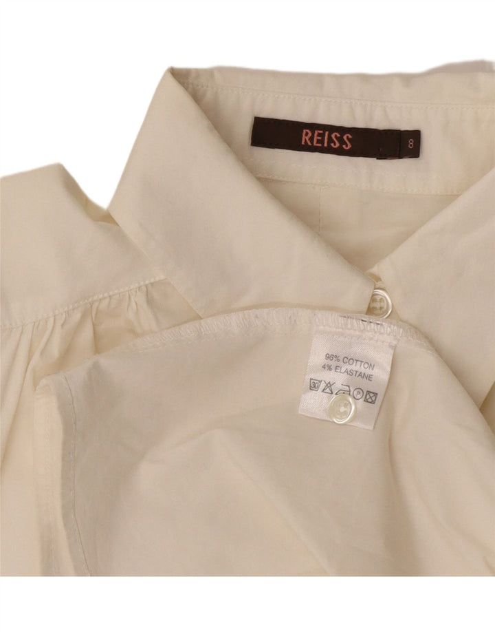 Reiss Dameskjorte UK 8 Small White Bomuld