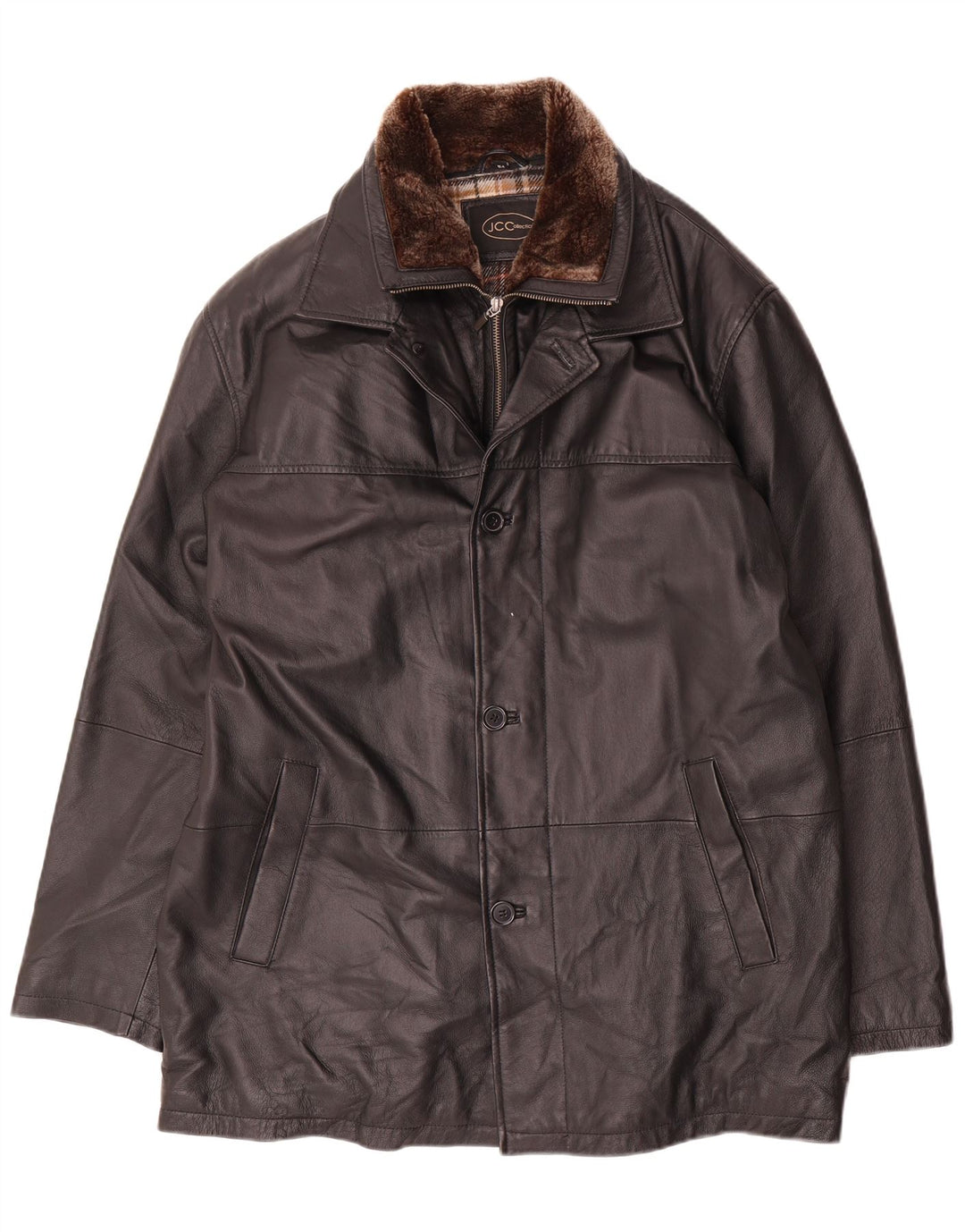 JCC Herre Læderjakke IT 54 2XL Sort