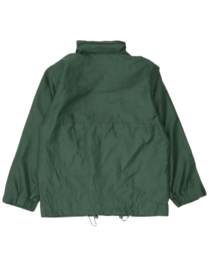 Spalding Herre Loose Fit Regnjakke med hætte UK 38 Medium Grøn Polyamid