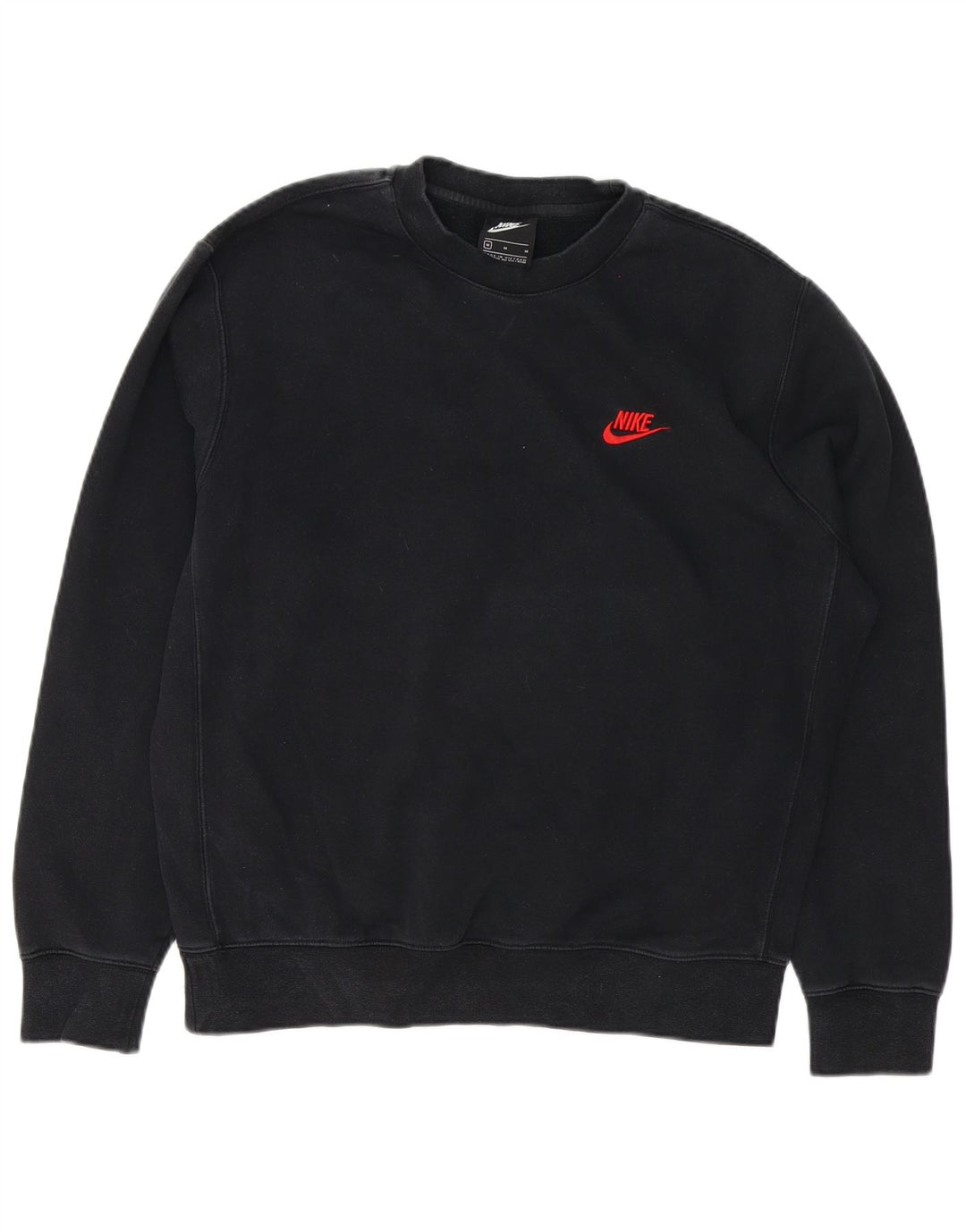 Nike Herre sweatshirt Jumper Medium Sort Bomuld