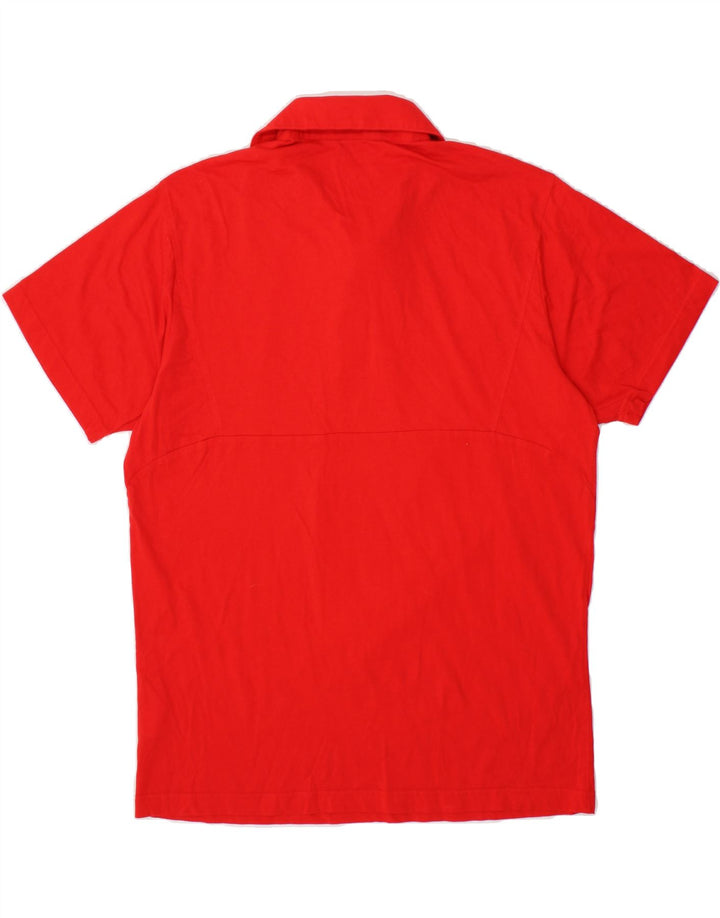 PUMA Mens Polo Shirt Large Red Cotton Vintage Puma and Second-Hand Puma from Messina Hembry 
