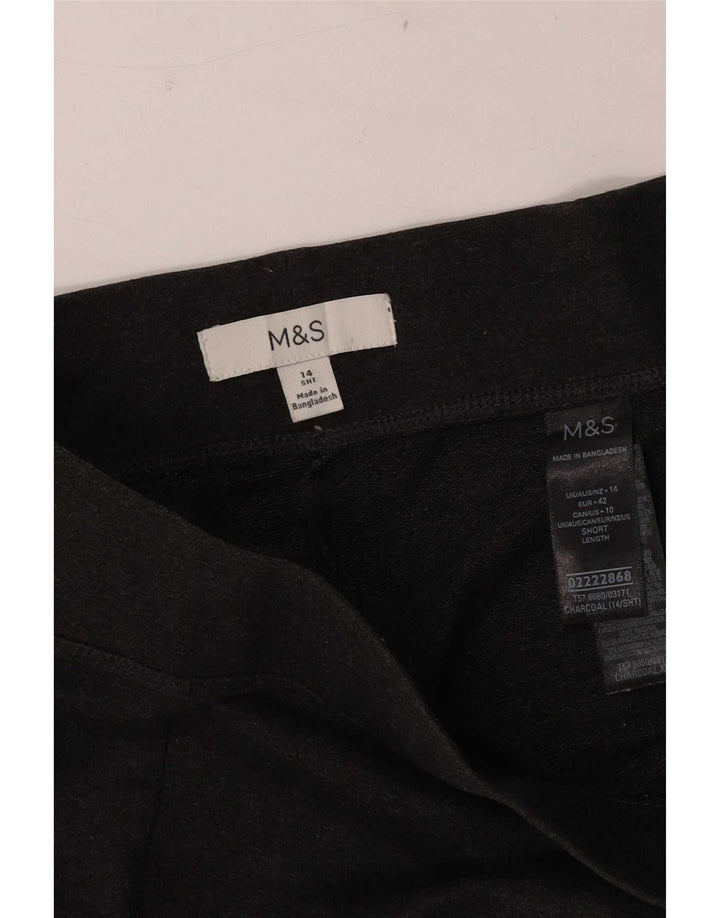 Marks & Spencer Dame Leggings UK 14 Large Grå Bomuld