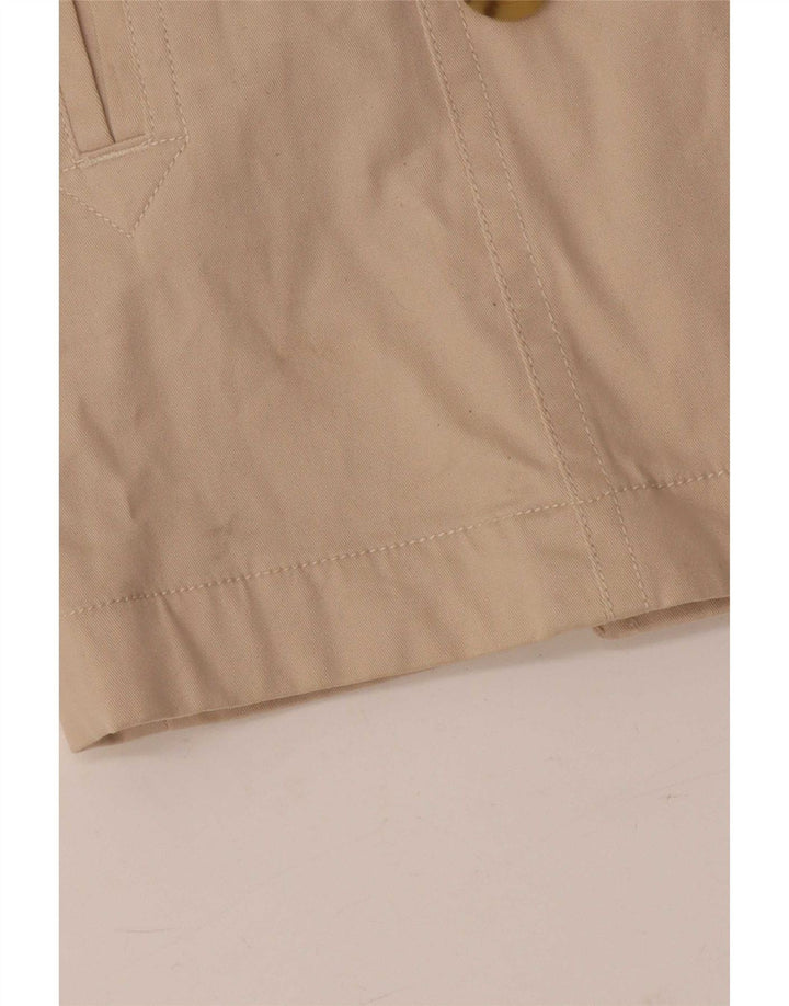 Gap Womens Pea Coat UK 12 Medium Beige Bomuld