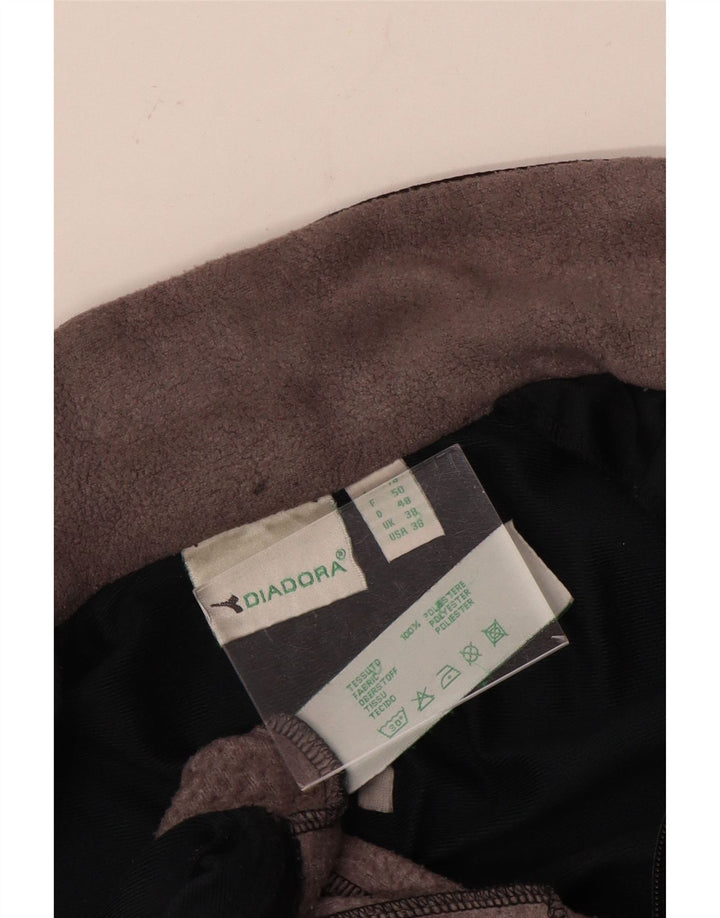 Diadora Herre træningsdragt Topjakke UK 38 Medium Grey Colourblock Polyester