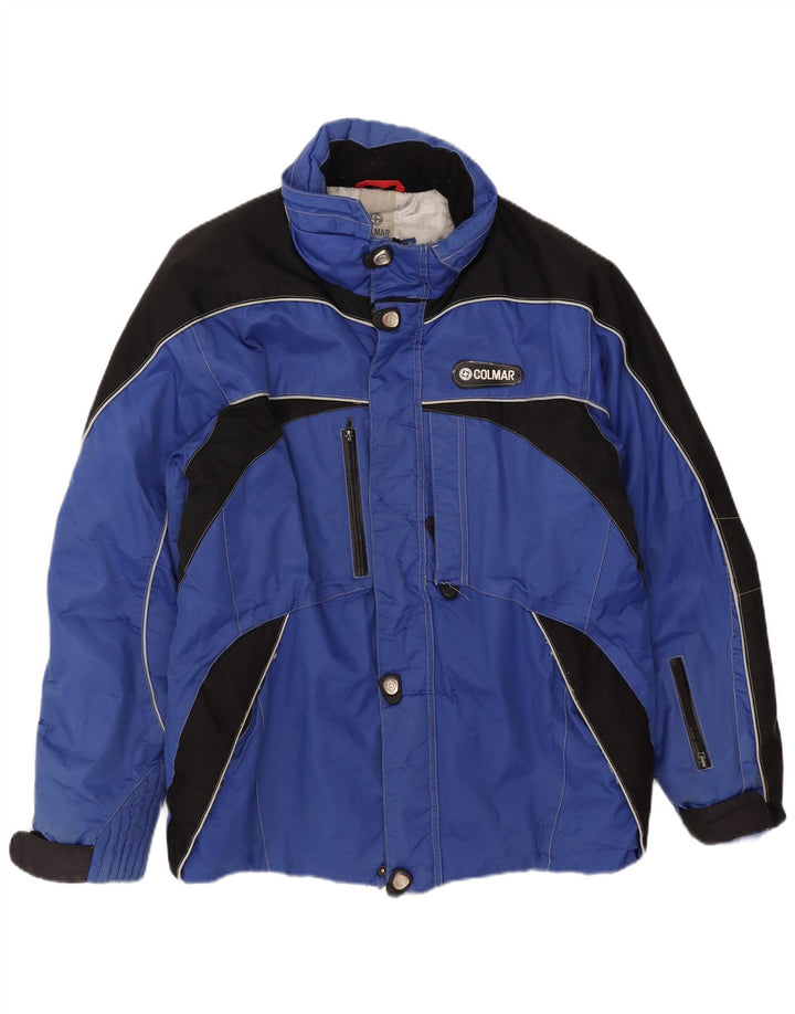 Colmar Herre Skijakke UK 40 Stor Blå Colourblock Nylon