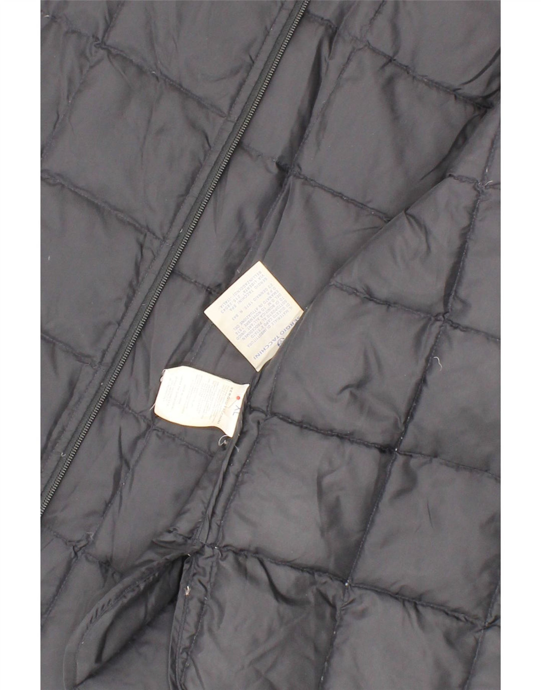 SERGIO TACCHINI Mens Padded Jacket UK 42 XL Black Polyamide Vintage Sergio Tacchini and Second-Hand Sergio Tacchini from Messina Hembry 
