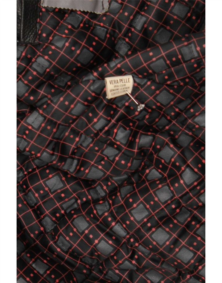 Vintage herre læderjakke UK 44 2XL Sort