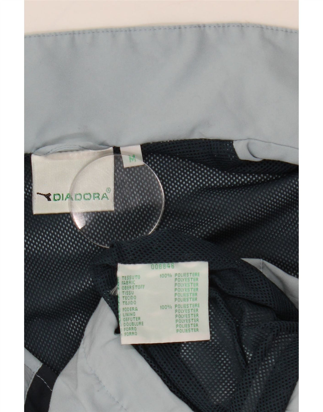 Diadora Træningsdragt til mænd Topjakke Medium Blue Colourblock Polyester