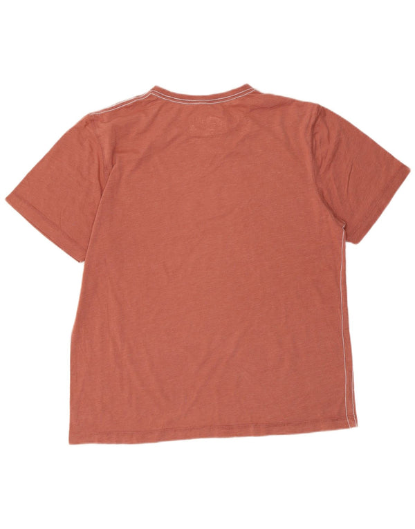 Saltrock Herre Classic Fit Grafisk T-Shirt Top Medium Orange