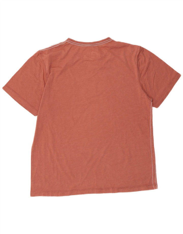 Saltrock Herre Classic Fit Grafisk T-Shirt Top Medium Orange