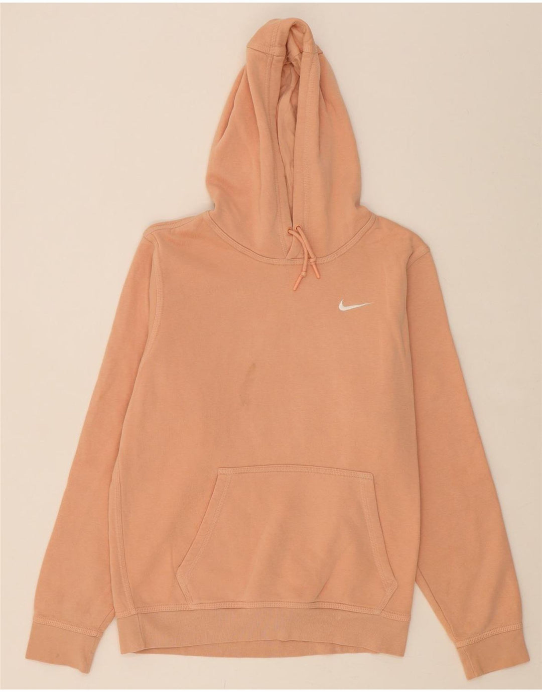 NIKE Mens Hoodie Jumper Small Pink Cotton Vintage Nike and Second-Hand Nike from Messina Hembry 