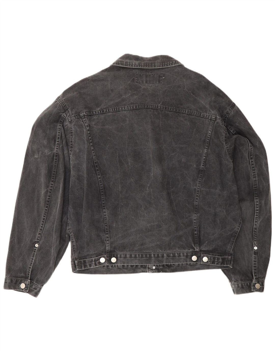 Wit Boy Herre denimjakke UK 44 2XL Grå