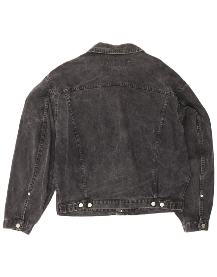 Wit Boy Herre denimjakke UK 44 2XL Grå