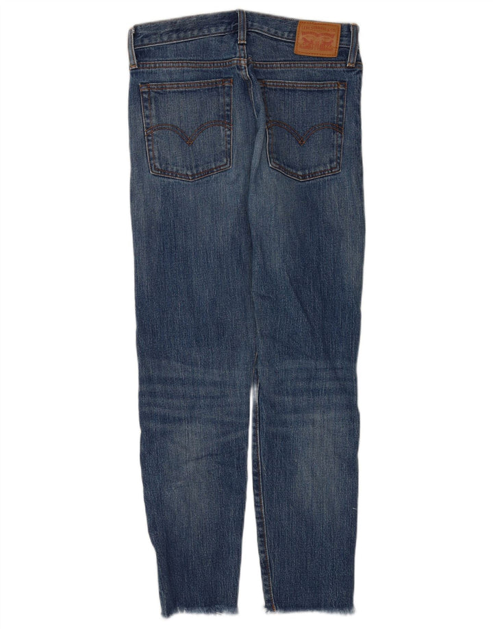 LEVI'S Slim Jeans til kvinder W28 L27 Blå Bomuld