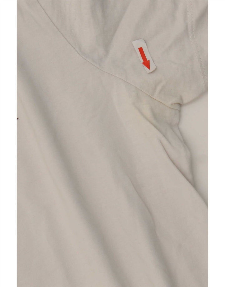 Nike grafisk T-shirt top til mænd, stor hvid bomuld