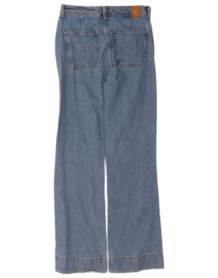 Zara Dame Bootcut Jeans EU 34 2XS W24 L31 Blå