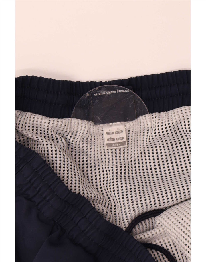Umbro Herre badeshorts Large Navy Blue Polyester