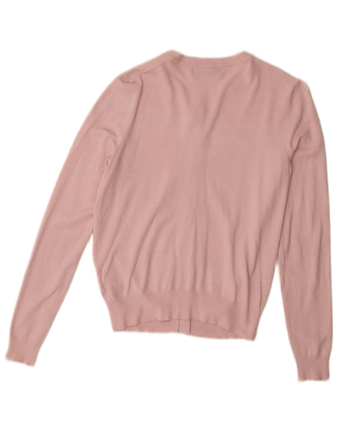 MARKS & SPENCER Dame cardigan sweater UK 8 Small Pink Viscose