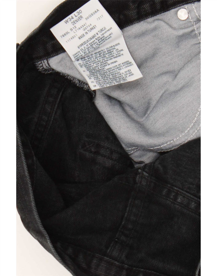 Lee Herre Denver Bootcut Jeans W34 L30 Sort bomuld