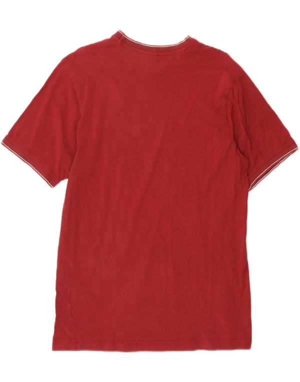 Nike Mens T-Shirt Top UK 42/44 Large Burgundy