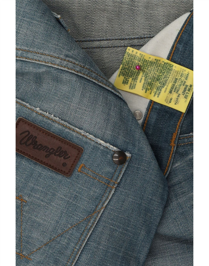 Wrangler Herre Sharkey Bootcut Jeans W36 L32 Blå Bomuld