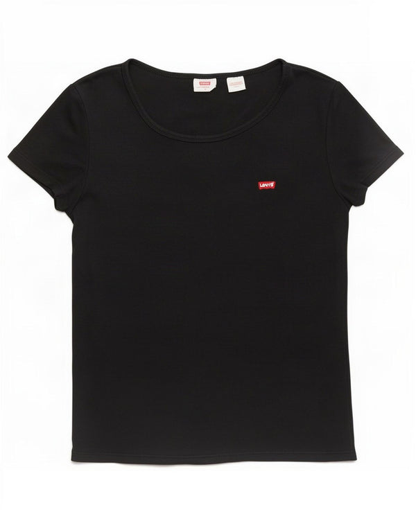Levi's Dame T-Shirt Top UK 14 Medium Sort