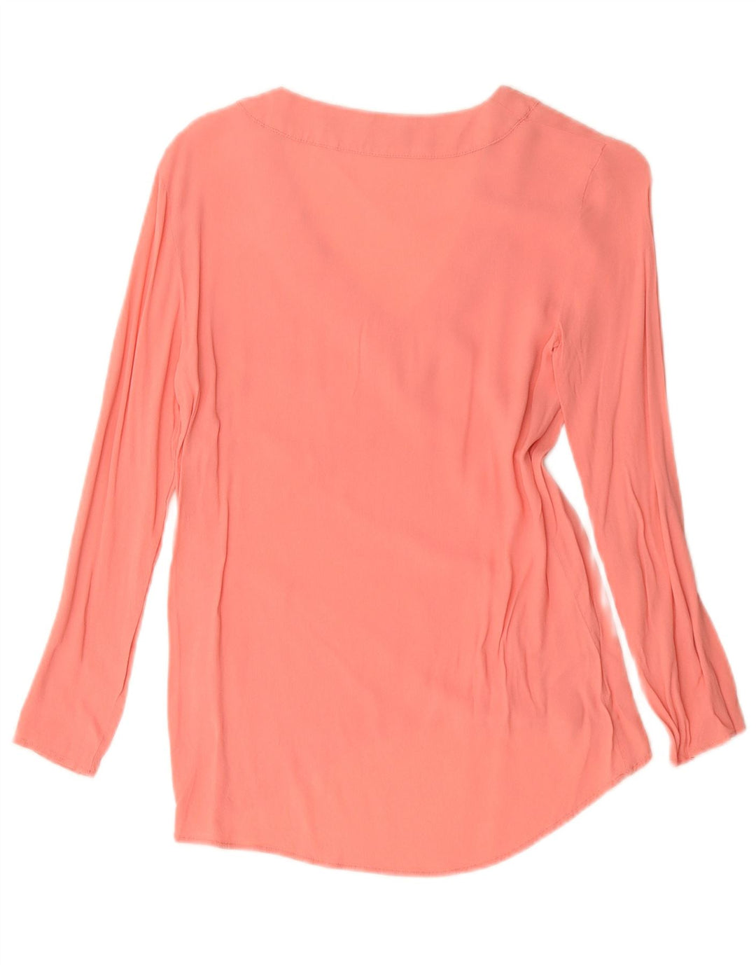 Zara Dame Langærmet Bluse Top UK 6 XS Pink