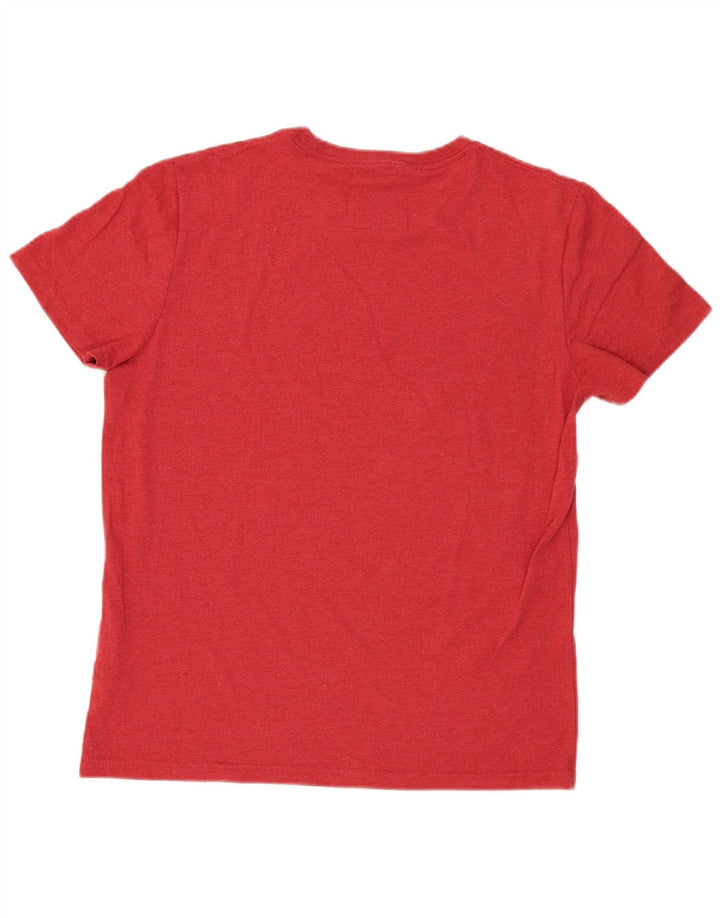 Superdry Grafisk T-shirt top til mænd, stor rød bomuld