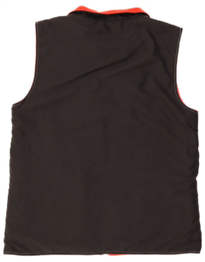 Lotto Herre Reversible Gilet UK 40 Large Black Colourblock