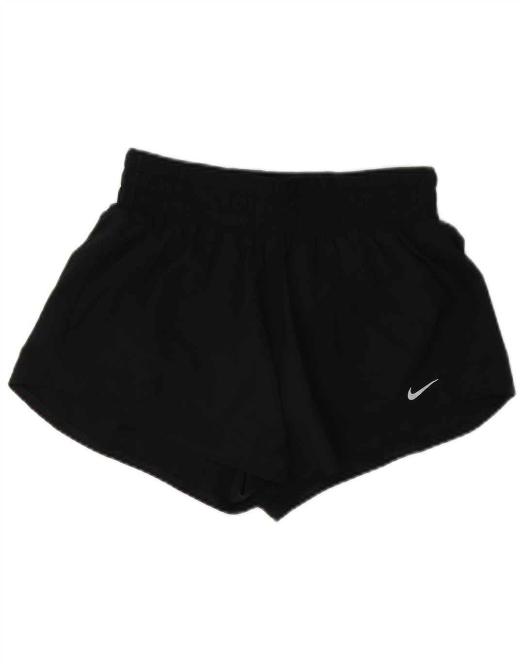 Nike Dame Dri Fit Sport Shorts UK 8 Small Black Polyester