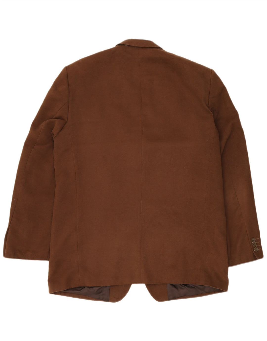 ROBBIE Herre 3-knaps blazerjakke UK 42 XL Brun Polyester