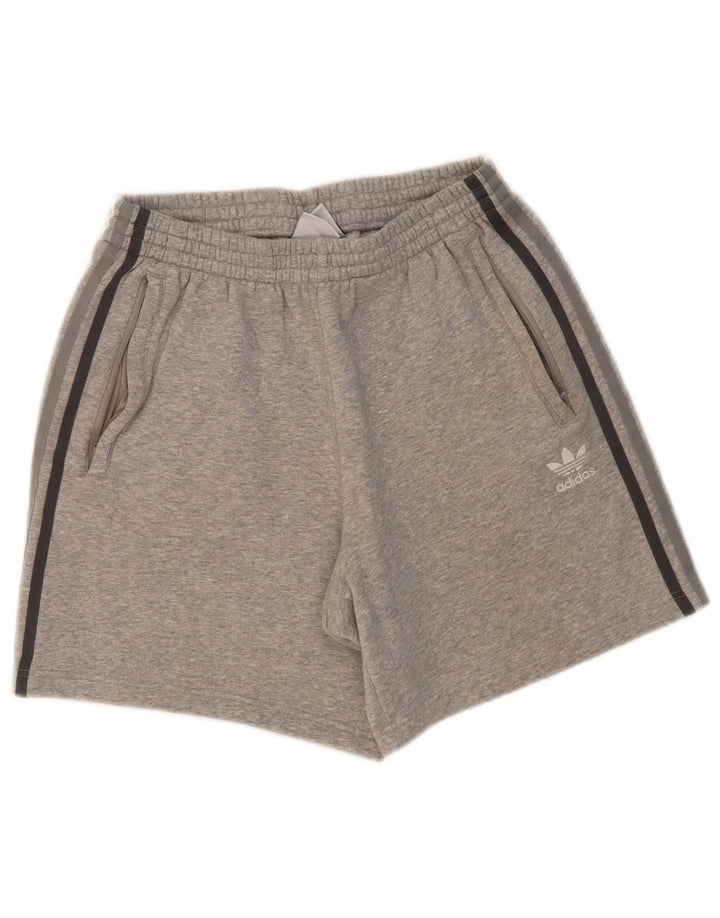 ADIDAS Mens Sport Shorts Medium  Grey Cotton