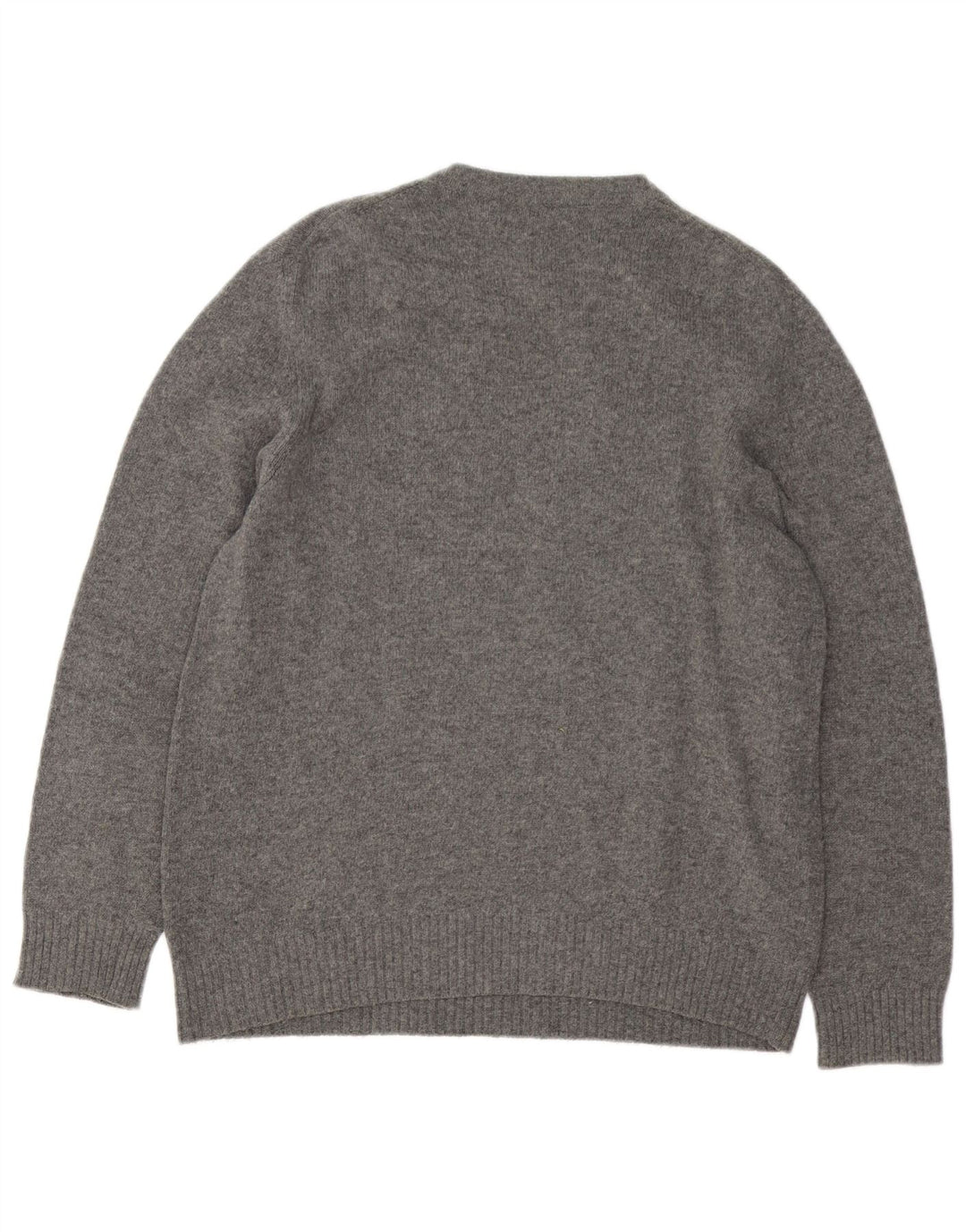 Sergio Tacchini Herre sweater med rund hals, mellemgrå uld