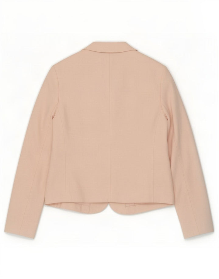 Marks & Spencer Dame Autograph Blazer Jacket UK 12 Medium Pink Polyester