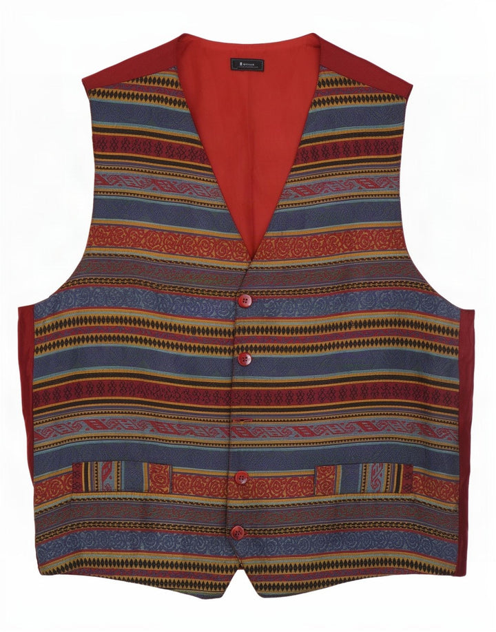 Vintage herrevest Medium Multicolored Fair Isle