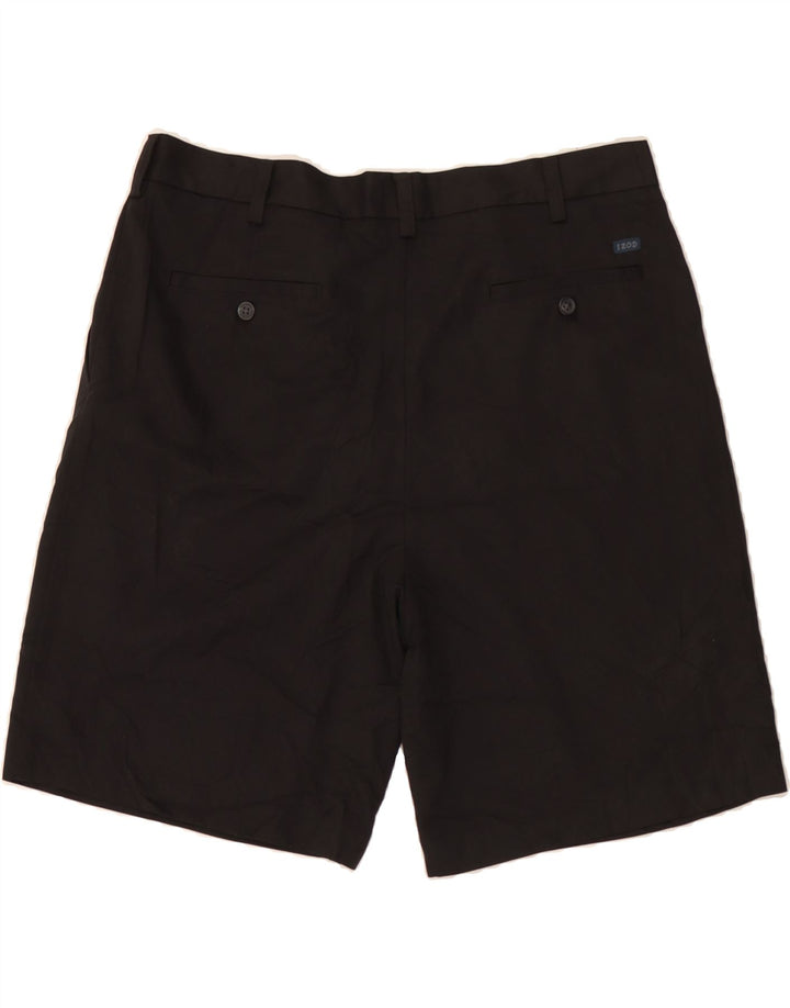 IZOD Mens Pegged Chino Shorts W36 Large  Black Polyester Vintage Izod and Second-Hand Izod from Messina Hembry 