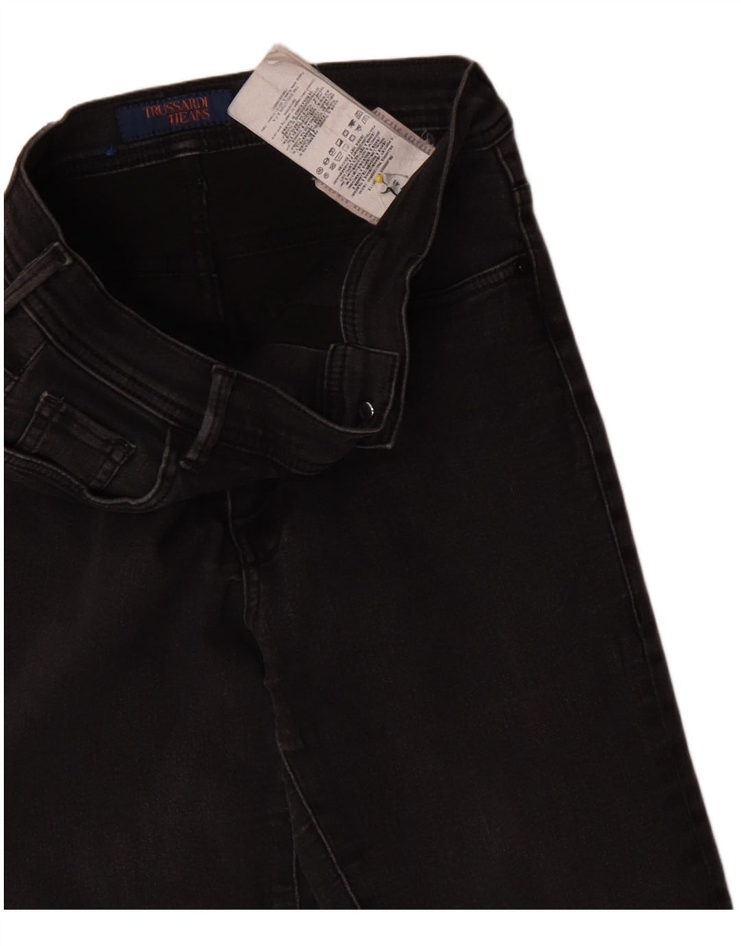Trussardi Dame Slim Jeans W27 L27 Grå Bomuld