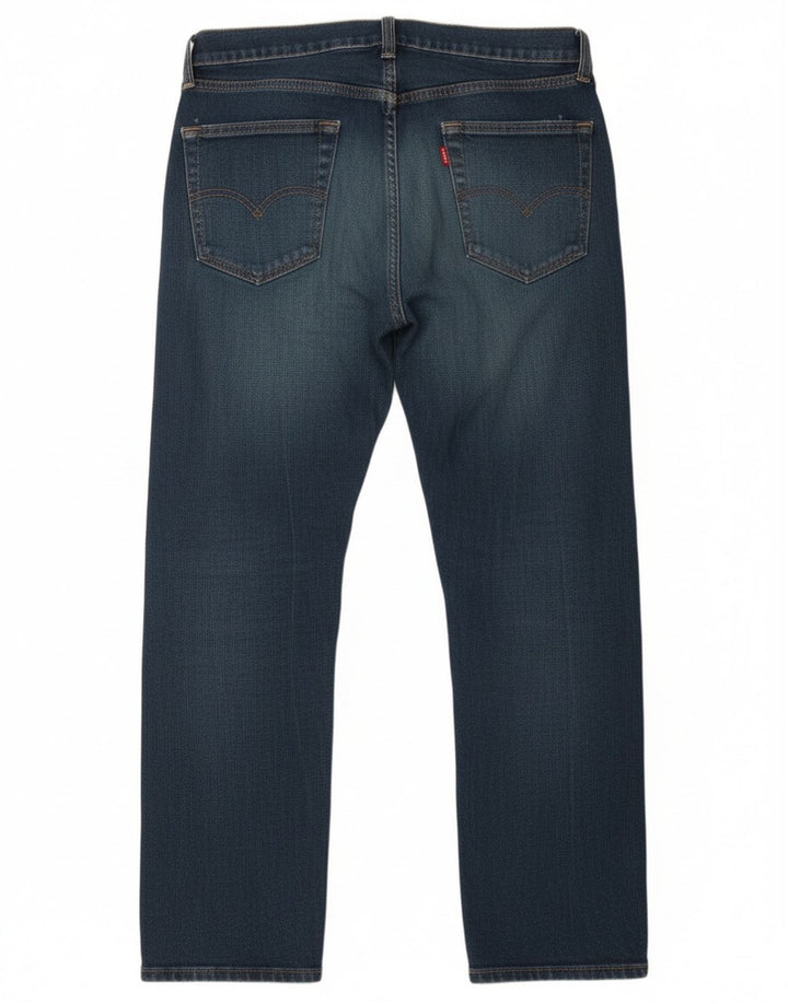 Levi's Herre 505 Straight Jeans W34 L29 Blå Bomuld