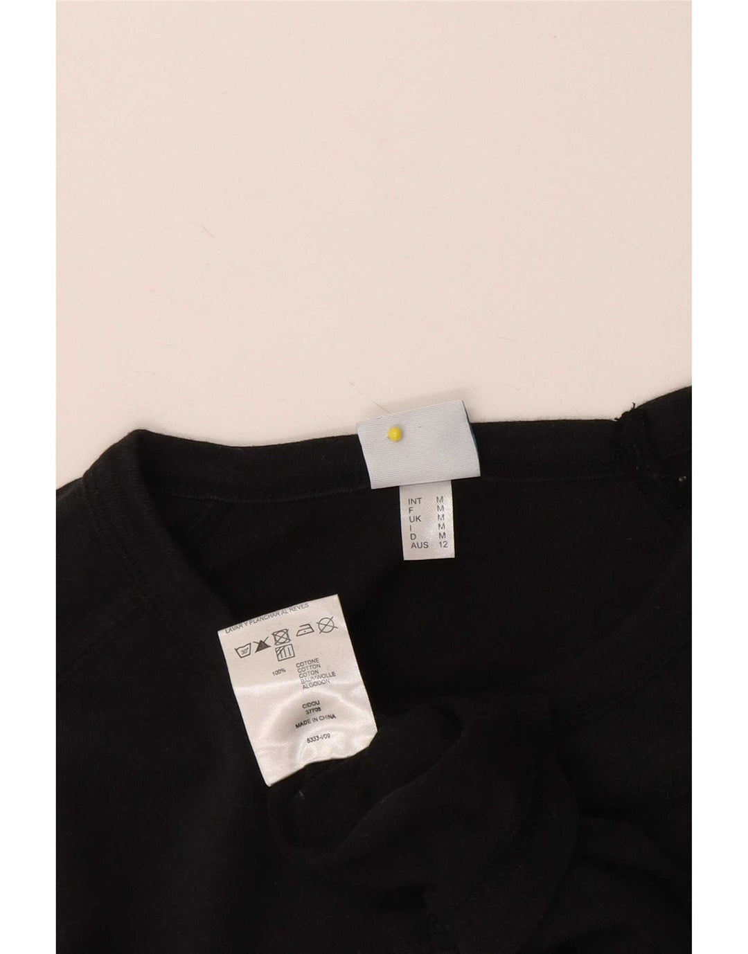 Arena Herre Grafisk T-Shirt Top Medium Sort Bomuld