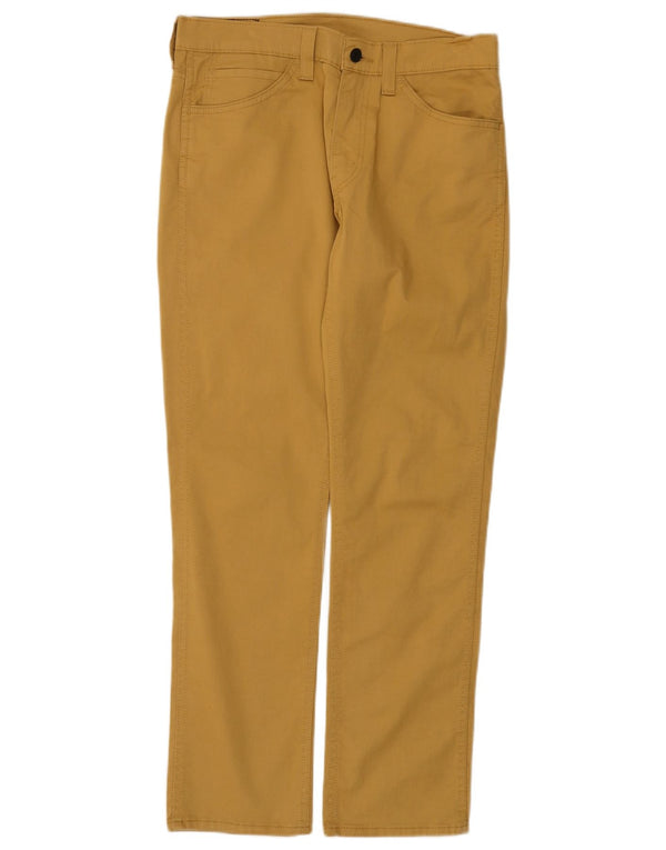 Levi's Herre 511 Slim Casual Bukser W32 L30 Gul Bomuld